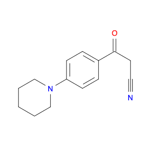 3-Oxo-3-(4-(piperidin-1-yl)phenyl)propanenitrile