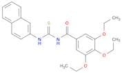 Benzamide, 3,4,5-triethoxy-N-[(2-naphthalenylamino)thioxomethyl]-