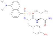 L-Valinamide, N-[[5-(dimethylamino)-1-naphthalenyl]sulfonyl]-L-tyrosyl- (9CI)