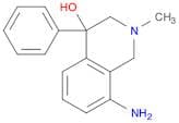 4-Isoquinolinol, 8-amino-1,2,3,4-tetrahydro-2-methyl-4-phenyl-