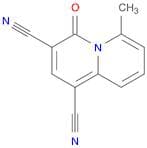 4H-Quinolizine-1,3-dicarbonitrile, 6-methyl-4-oxo-