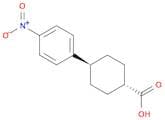Cyclohexanecarboxylic acid, 4-(4-nitrophenyl)-, trans-
