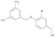{3-bromo-4-[(3,5-dimethylbenzyl)oxy]phenyl} methanol