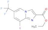 Imidazo[1,2-a]pyridine-2-carboxylic acid, 8-iodo-6-(trifluoromethyl)-, ethyl ester