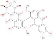 [1,1'-Bianthracene]-9,9',10,10'-tetrone, 5,6,7,8-tetrahydro-4,4',5,6,6',7,8-heptahydroxy-2,2'-dime…