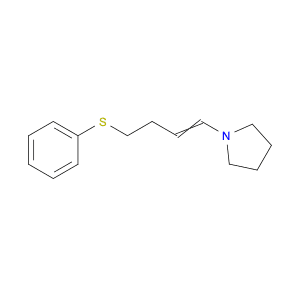 Pyrrolidine, 1-[4-(phenylthio)-1-buten-1-yl]-