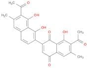 [2,2'-Binaphthalene]-1,4-dione, 7,7'-diacetyl-1',8,8'-trihydroxy-6,6'-dimethyl-