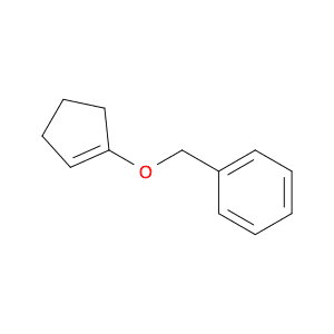 Benzene, [(1-cyclopenten-1-yloxy)methyl]-