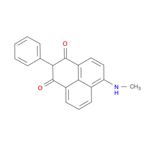 1H-Phenalene-1,3(2H)-dione, 6-(methylamino)-2-phenyl-