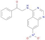 Ethanone, 2-[(7-nitro-4-quinazolinyl)amino]-1-phenyl-