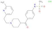 Methanesulfonamide, N-[4-[[1-[2-(6-methyl-2-pyridinyl)ethyl]-4-piperidinyl]carbonyl]phenyl]-, hydr…