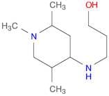 3-[(1,2,5-trimethylpiperidin-4-yl)amino]propan-1-ol