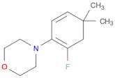 Morpholine, 4-(2-fluoro-4,4-dimethyl-1,5-cyclohexadien-1-yl)-