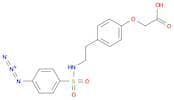 Acetic acid, 2-[4-[2-[[(4-azidophenyl)sulfonyl]amino]ethyl]phenoxy]-