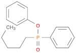 Phosphinic acid, pentylphenyl-, phenyl ester (9CI)