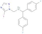 1H-1,2,4-Triazole, 1-[[bis(4-fluorophenyl)methylsilyl]methyl]-5-iodo-