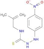 Hydrazinecarbothioamide, N-(2-methyl-2-propen-1-yl)-2-(4-nitrophenyl)-
