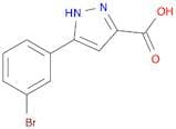 3-(3-bromophenyl)-1H-pyrazole-5-carboxylic acid