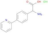 2-Amino-2-(4-(pyridin-2-yl)phenyl)acetic acid hydrochloride