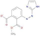 1,2-Benzenedicarboxylic acid, 3-[2-(1H-imidazol-2-yl)diazenyl]-, 2-methyl ester