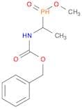 Carbamic acid, N-[1-(methoxyphosphinyl)ethyl]-, phenylmethyl ester