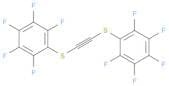 Benzene, 1,1'-[1,2-ethynediylbis(thio)]bis[2,3,4,5,6-pentafluoro-