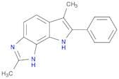Pyrrolo[2,3-e]benzimidazole, 1,8-dihydro-2,6-dimethyl-7-phenyl-