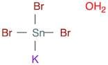Potassium, (tribromostannyl)-, monohydrate (9CI)