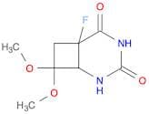 2,4-Diazabicyclo[4.2.0]octane-3,5-dione, 6-fluoro-8,8-dimethoxy-