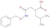 Pentanoic acid, 4-methyl-2-[2-oxo-2-[(phenylmethoxy)amino]ethyl]-