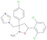 Isoxazolidine, 3-(4-chlorophenyl)-5-(2,6-dichlorophenyl)-3-(1H-imidazol-1-ylmethyl)-2-methyl-, cis…