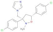 Isoxazolidine, 3,5-bis(4-chlorophenyl)-3-(1H-imidazol-1-ylmethyl)-2-methyl-, (3R,5R)-rel-