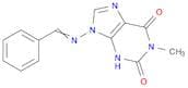 1H-Purine-2,6-dione, 3,9-dihydro-1-methyl-9-[(phenylmethylene)amino]-