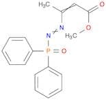 2-Butenoic acid, 3-[2-(diphenylphosphinyl)diazenyl]-, methyl ester