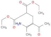 Propanedioic acid, 2-(2-acetyl-3-amino-2-buten-1-yl)-, 1,3-diethyl ester