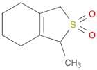 Benzo[c]thiophene, 1,3,4,5,6,7-hexahydro-1-methyl-, 2,2-dioxide