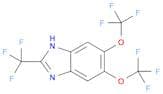 1H-Benzimidazole, 5,6-bis(trifluoromethoxy)-2-(trifluoromethyl)-
