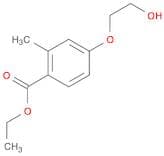 Benzoic acid, 4-(2-hydroxyethoxy)-2-methyl-, ethyl ester