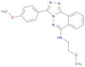 1,2,4-Triazolo[3,4-a]phthalazin-6-amine, N-(2-methoxyethyl)-3-(4-methoxyphenyl)-
