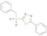 2-(Benzylsulfonyl)-5-phenyl-1,3,4-thiadiazole