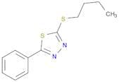 1,3,4-Thiadiazole, 2-(butylthio)-5-phenyl-