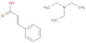 2-Propenoic acid, 3-phenyl-, (E)-, compd. with N,N-diethylethanamine (1:1) (9CI)