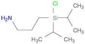 1-Propanamine, 3-[chlorobis(1-methylethyl)silyl]-