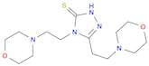 3H-1,2,4-Triazole-3-thione, 2,4-dihydro-4,5-bis[2-(4-morpholinyl)ethyl]-