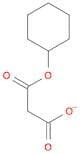 Propanedioic acid, cyclohexyl ester (9CI)