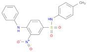 Benzenesulfonamide, N-(4-methylphenyl)-3-nitro-4-(phenylamino)-
