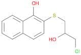 1-Naphthalenol, 2-[(3-chloro-2-hydroxypropyl)thio]-