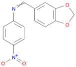Benzenamine, N-(1,3-benzodioxol-5-ylmethylene)-4-nitro-