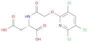 L-Aspartic acid, N-[[(3,5,6-trichloro-2-pyridinyl)oxy]acetyl]- (9CI)