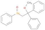 Benzene, 1,1'-[1-methoxy-2-(phenylseleninyl)ethylidene]bis-